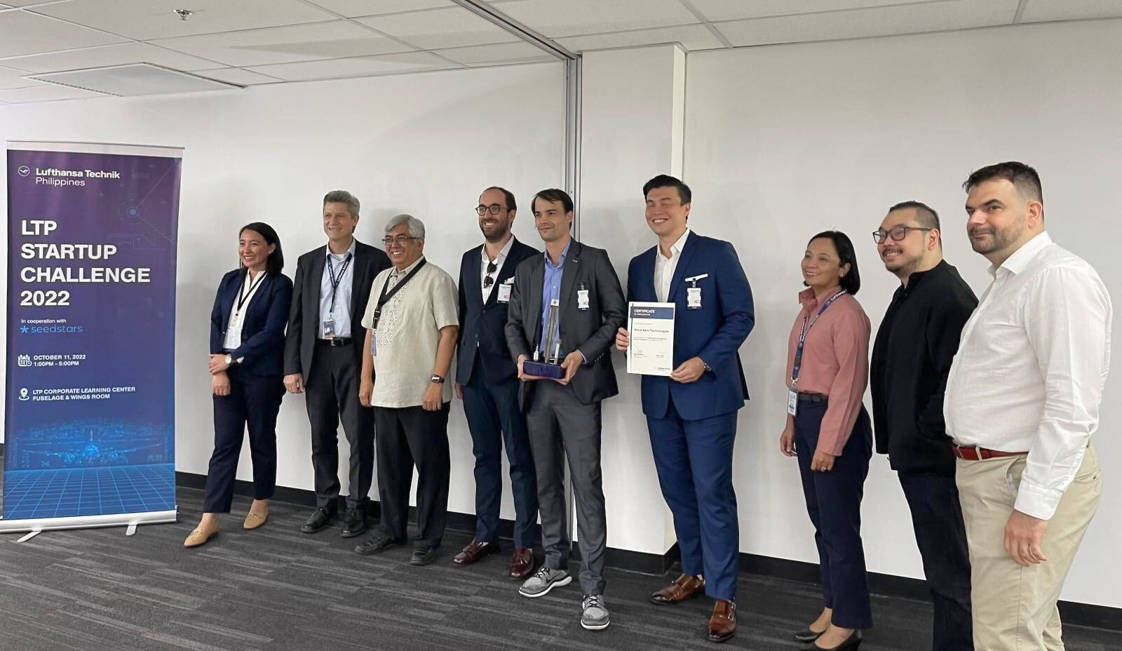 Block Aero team at the Lufthansa Technik Philippines Start-Up Challenge